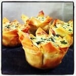 מאפה פילו פטריות וגבינות צאן