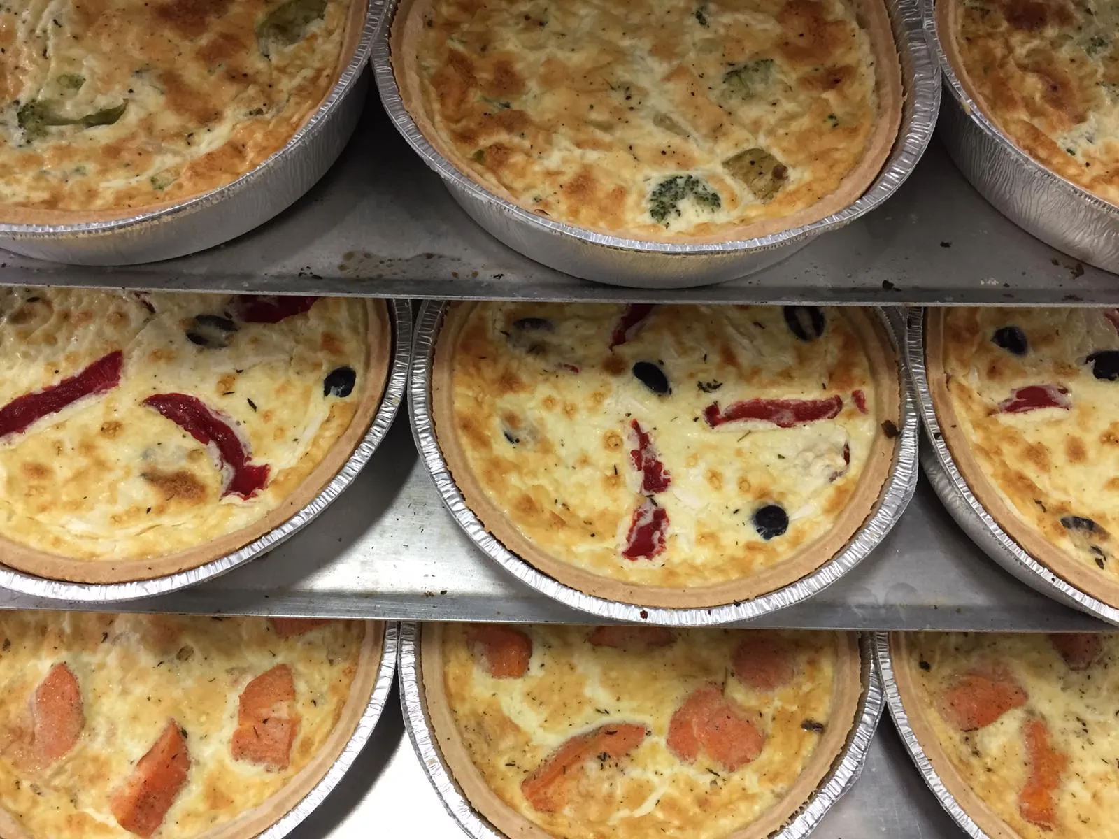 קיש פטריות ושקדים משפחתי